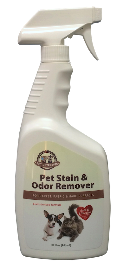 Odor Eliminator and carpet stain remover Spray Bottle Front